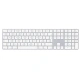 Apple Magic Keyboard s numerickou klávesnicou, bluetooth, strieborná