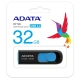 ADATA Flash Disk 32GB USB 3.0 Dash Drive UV128, čierny / modrý (R: 40MB / W: 25MB)