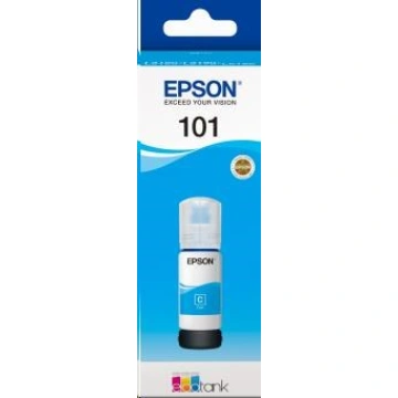 Epson 101 EcoTank Cyan ink bottle azúrová