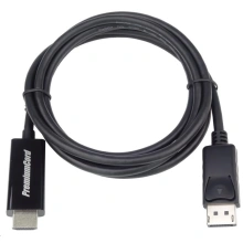PremiumCord DisplayPort na HDMI kábel 3m M / M