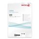 Xerox Papier - Biele samolepiace štítky pre čiernobielu tlač - ostré rohy (Labels 1UP 210x297, 100 l