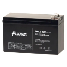 Batérie - FUKAWA FW 7,2-12 F2 U (12V / 7,2 Ah - Faston 250) SLA batérie, konektor