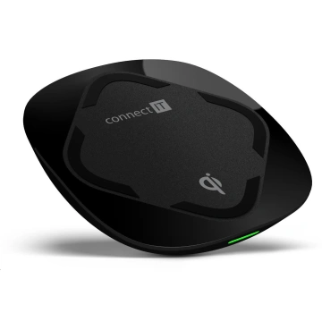 Connect IT Qi CERTIFIED Wireless Fast Charge Nabíjačka bezdrôtová, 10 W, čierna