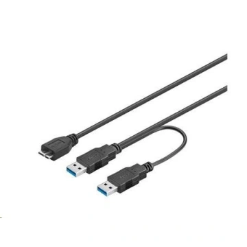 PremiumCord USB 3.0 napájací Y kábel