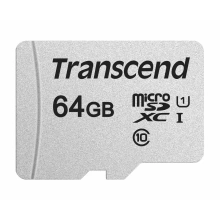 Transcend Micro SDXC 300S 64GB 95MB / s UHS-I U1 + SD adaptér