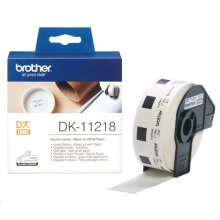 BROTHER DK-11218 guľaté štítky 1 