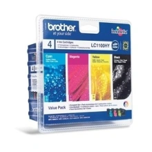 BROTHER INK LC-1100 BK / C / M / Y HY Pack pre MFC-6490CW / DCP-6690CW