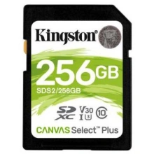 Kingston SDXC Canvas Select Plus 256GB 100MB / s UHS-I