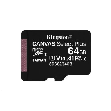 Kingston 64GB micSDXC Canvas Select Plus 100R A1 C10