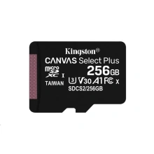 Kingston Canvas Plus microSDXC 256GB bez adaptéra