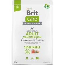Brit Care Dog Sustainable Adult Medium Breed, 3 kg