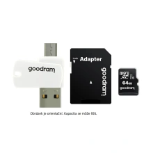 GOODRAM microSDXC karta 64GB M1A4 All-in-one 