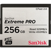 Sandisk Extreme Pro CFast 2.0, 256 GB