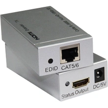 PremiumCord HDMI extender na 60m cez jeden kábel Cat5e / Cat6