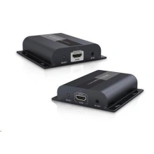 PremiumCord HDMI extender na 120m cez LAN, over IP, HDBitT