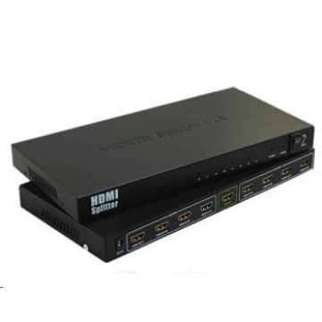 PremiumCord HDMI splitter 1-8 portov kovový (khsplit8b)