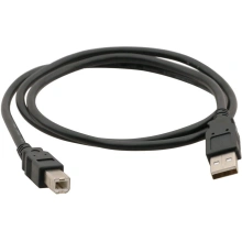 C-TECH kábel USB 2.0 A-B 3m, čierna