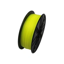 Gembird tlačová struna (filament), PLA, 1,75mm, 1kg, fluorescenčné žltá