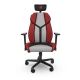 SPC Gear EG450 CL ergonomická herné stolička šedo-červená - textilné