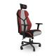 SPC Gear EG450 CL ergonomická herné stolička šedo-červená - textilné