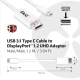 Club3D USB 3.1 TYPE C na DisplayPort 1.2, 1.2m