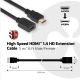 Club3D HDMI 1.4 MALE na HDMI prodlužovací kabel, 5m