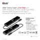 Club3D hub USB-C, 6-in-1 Hub s HDMI 8K60Hz/4K120Hz, 2xUSB-A, RJ45 a 2xUSB-C, 1xData, 1xPD 3.0