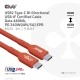 Club3D kabel USB-C, USB-IF Certifikovaný 480Mb, PD 240W(48V/5A) EPR, obousměrný, 3m