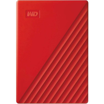 WD My Passport Portable - 2TB, červený