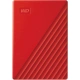 WD My Passport Portable - 2TB, červený