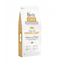 Brit Care grain-free senior & light salmon & potato 12 kg
