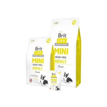 Brit Care Mini Grain Free Adult Lamb - suché krmivo pro psy - 2 kg