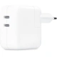 Apple napájecí adaptér dual USB-C, 35W, white