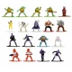 Jada Toys Ninja Turtles sada kovových figurek 18 kusů. Jada Toys..