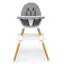 Jídelní židlička 2v1 Malmo šedá