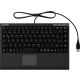 Keysonic ACK-540U mini klávesnica, touchpad, black, USB