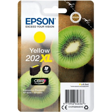 Epson C13T02H44010, 202XL claria yellow