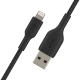 Belkin kabel USB-A - Lightning, M/M, MFi, opletený, 3m, čierna