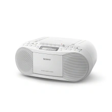 Sony CFD-S70 - rádiomagnetofón s CD prehrávačom, biely