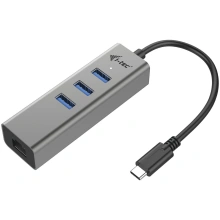 i-tec USB-C Metal HUB 3 Port + Gigabit Ethernet