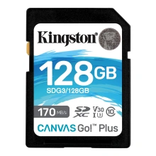 Kingston SDXC Canvas Go! Plus 128GB 170MB/s UHS-I U3