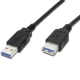 Premiumcord USB A-A 3m USB 3.0, čierny