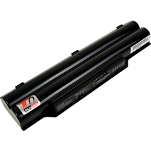 Baterie T6 Power pro notebook Fujitsu Siemens CP567717-01, Li-Ion, 10,8 V, 5200 mAh (56 Wh), black