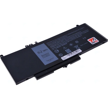 Baterie T6 Power pro Dell Latitude 14 E5470, Li-Poly, 7,6 V, 8100 mAh (62 Wh), black