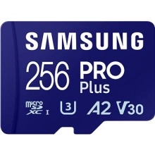 Samsung Samsung micro SDXC 256GB PRO Plus + SD adaptér MB-MD256SA/EU