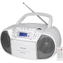 Sencor SPT 3907 W Rádiomagnetofón s Bluetooth, biely