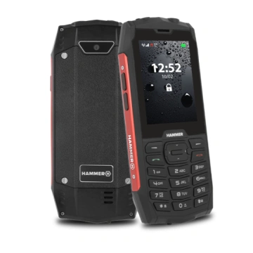 myPhone HAMMER 4, black/red