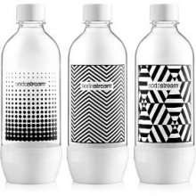 SodaStream Bottle TriPack 1l Black&White