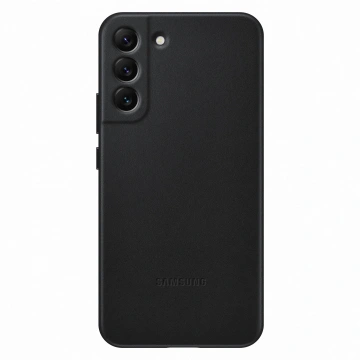 Samsung Leather Cover S22+ Black