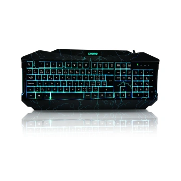 Crono CK2115 - herná klávesnica, USB CZ / SK, čierna